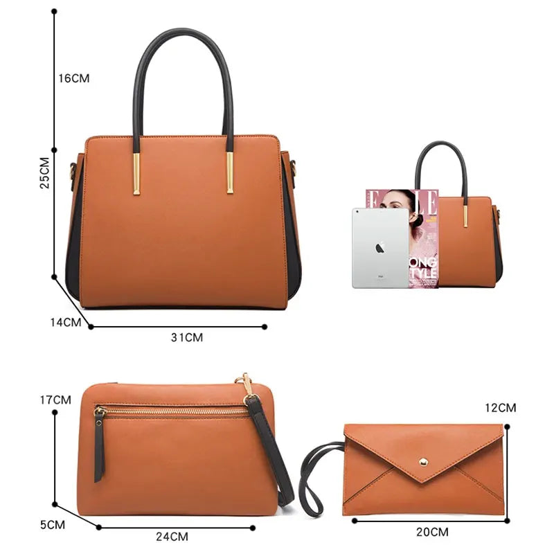 Large laptop tote bag for work