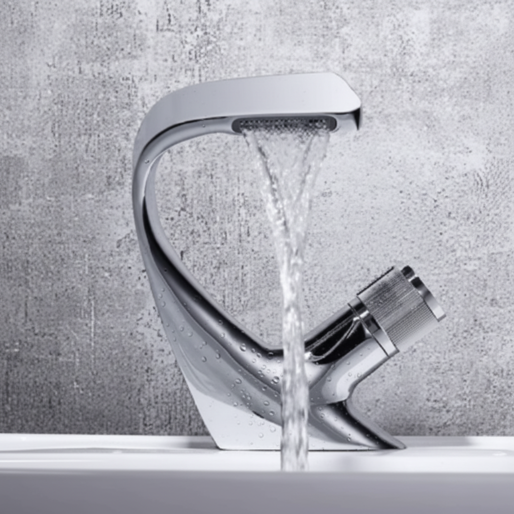 Luxury Waterfall Basin Mixer for Modern Bathrooms