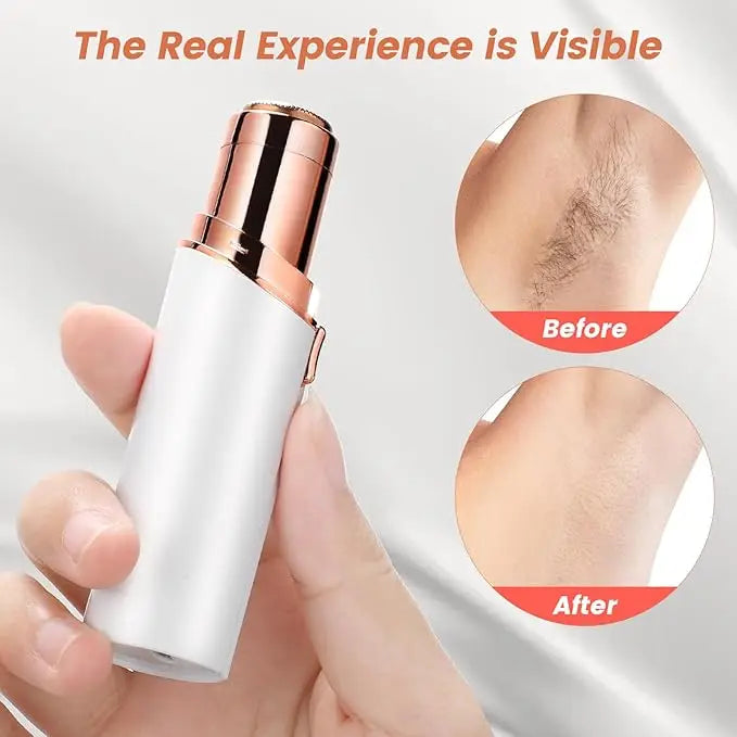 Rechargeable Facial Hair Trimmer for Women – Electric Eyebrow and Nose Hair Trimmer