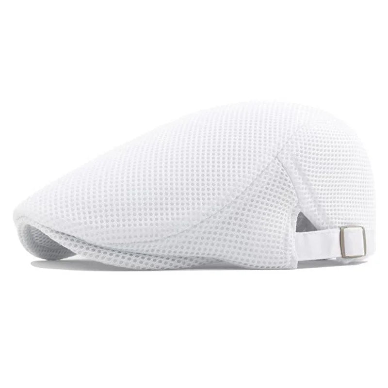 Men's Breathable Mesh Flat Cap