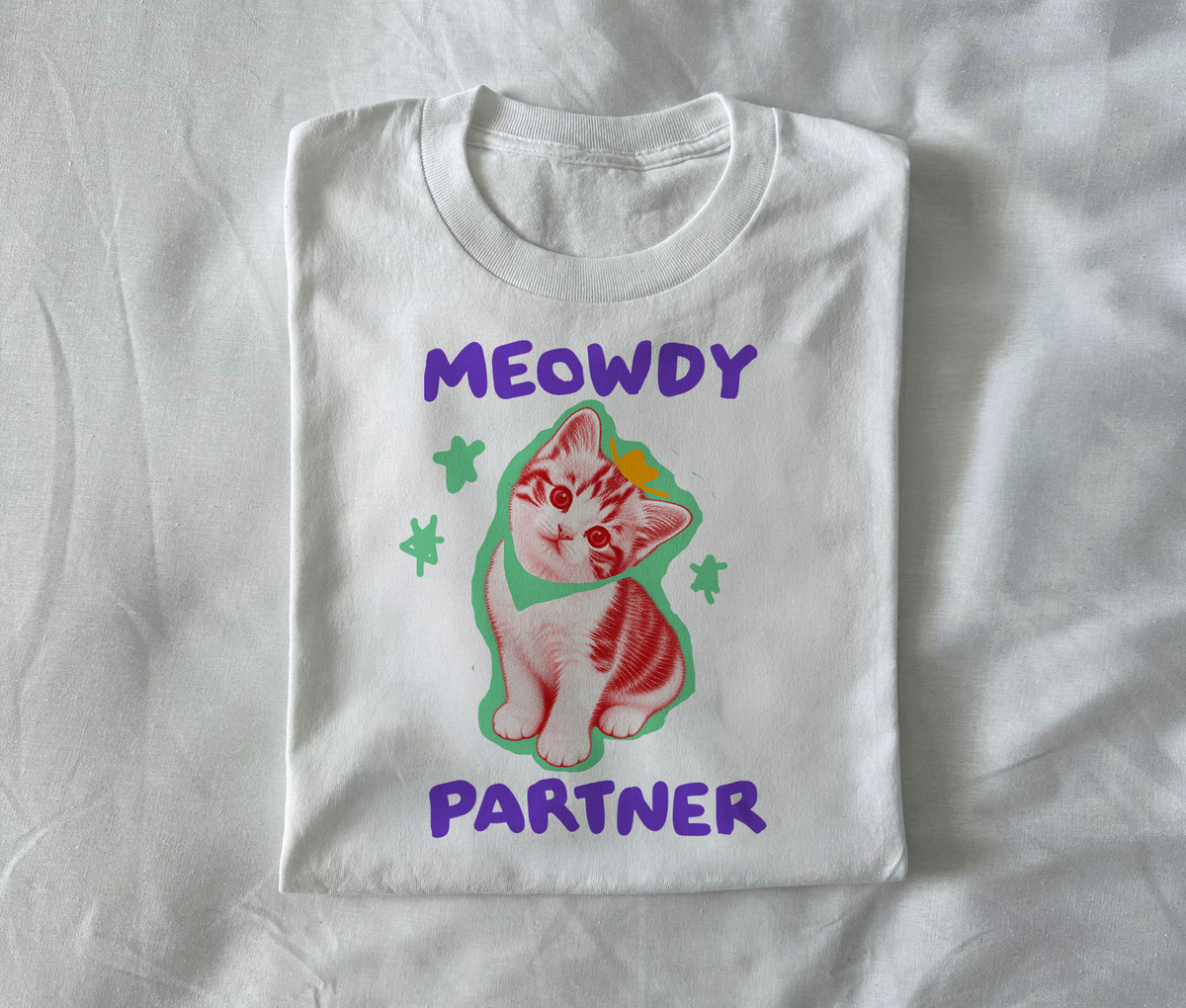 Meowdy Partner Funny Cat T-Shirt