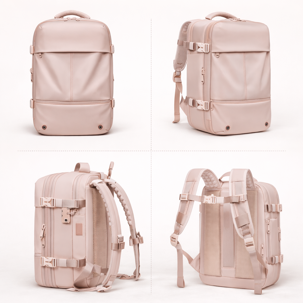 The Overnighter Pink edition - Underseat Cabin Backpack 45L