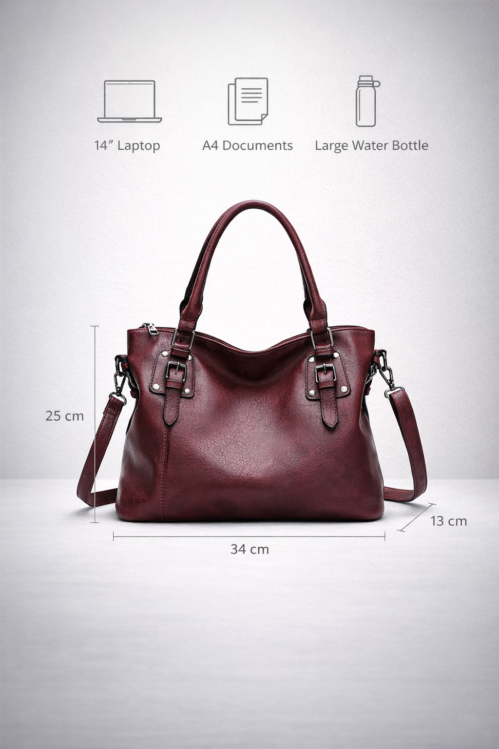 Tote bag for school with Zipper