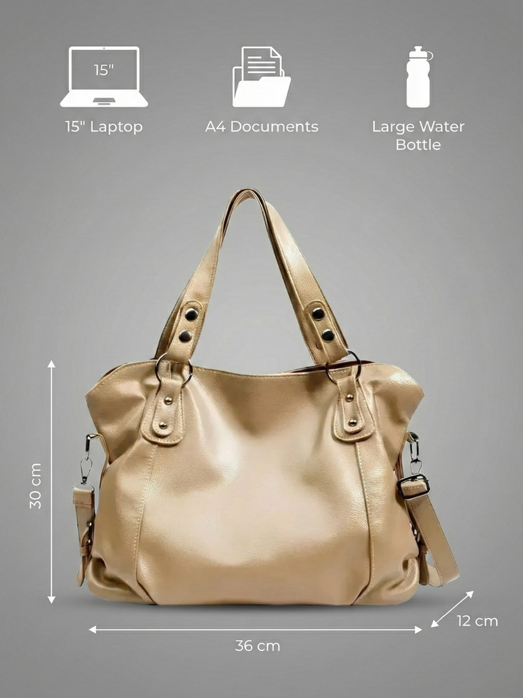 Leather bag for university