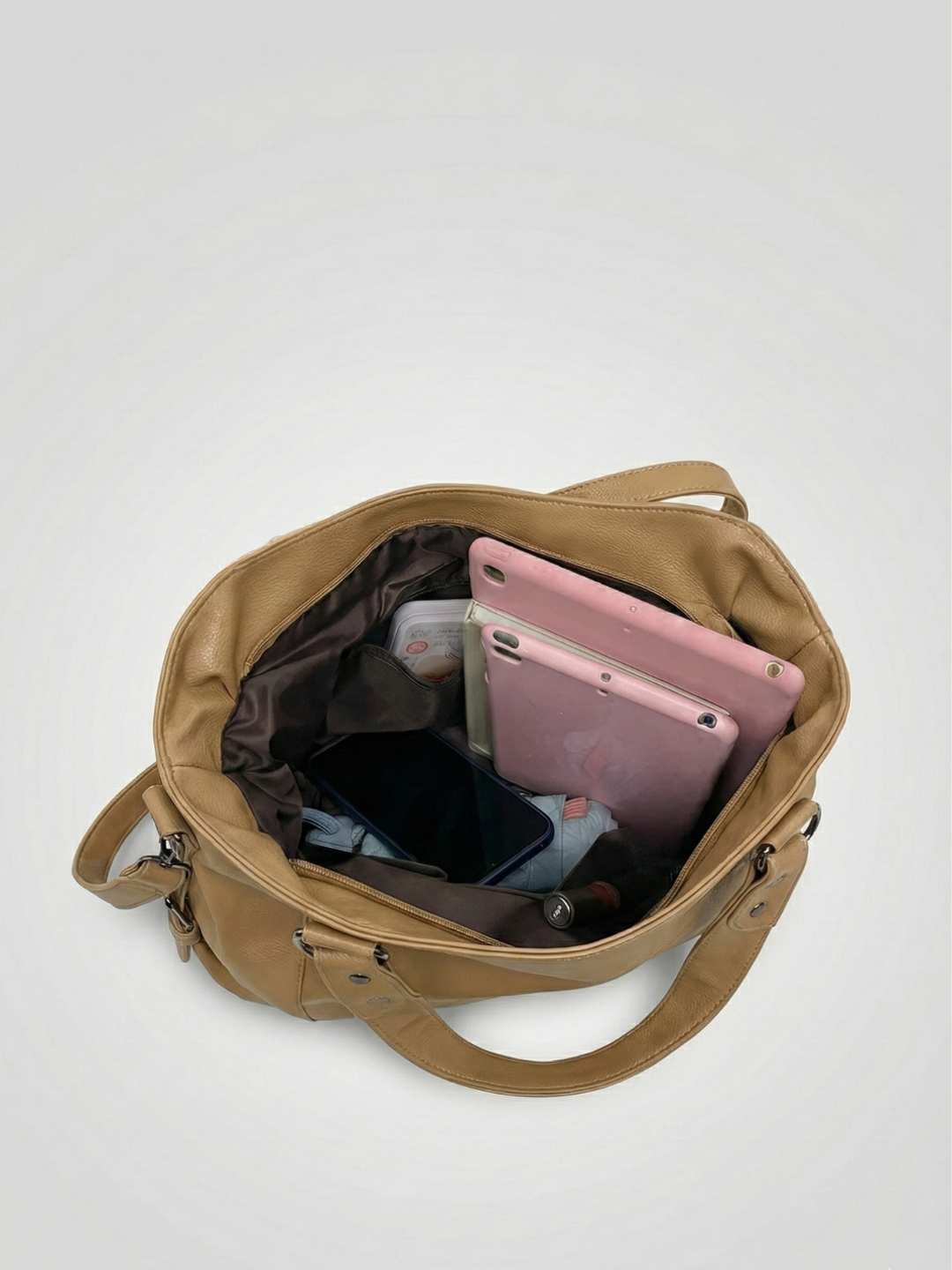 Leather bag for university