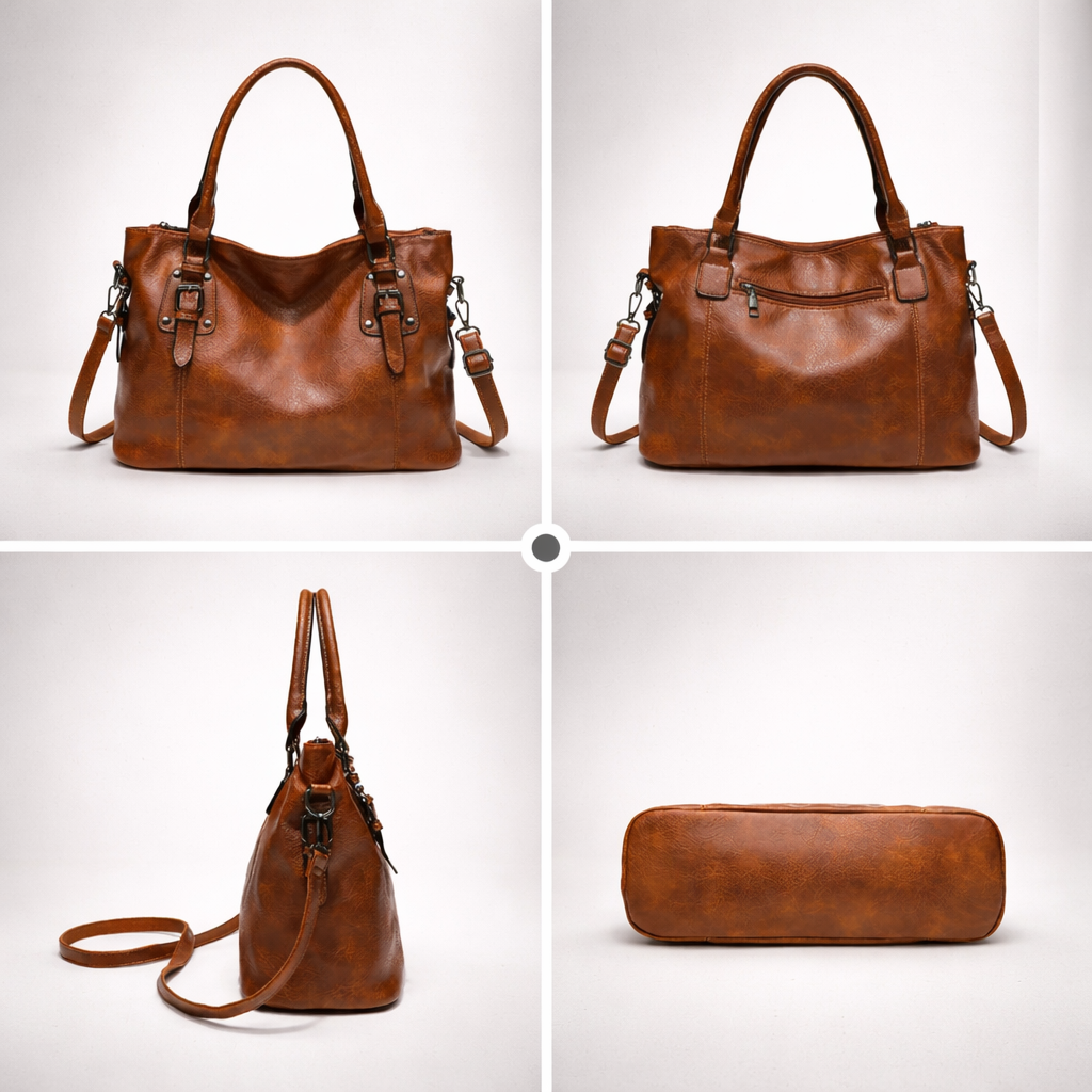Vintage tote bag for school