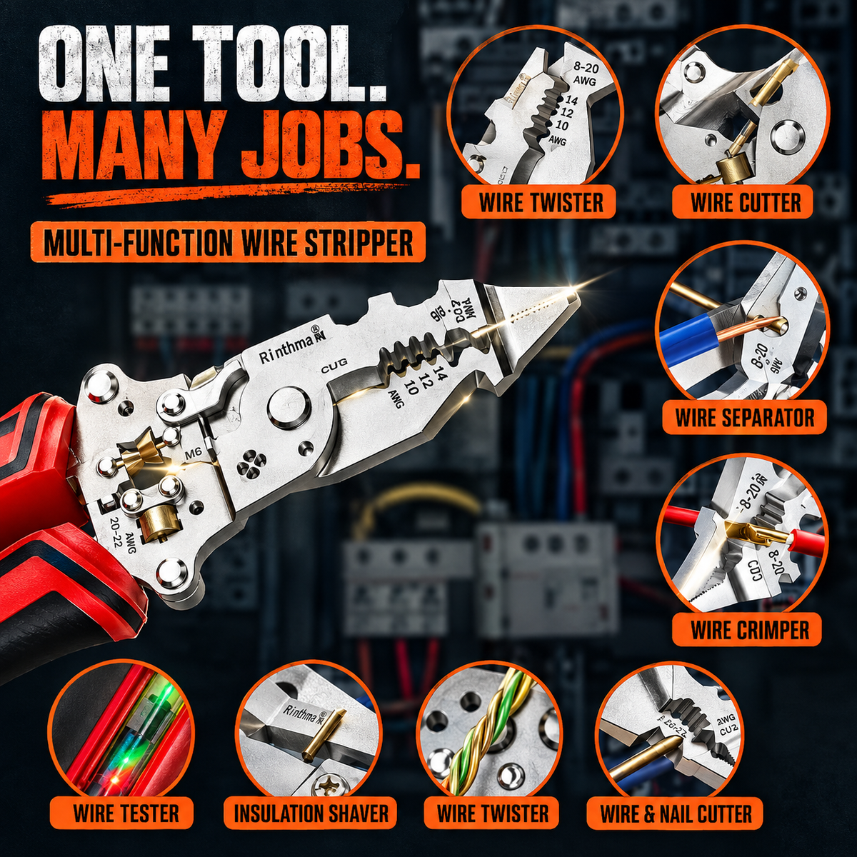 Multi-Function Automatic Wire Stripper