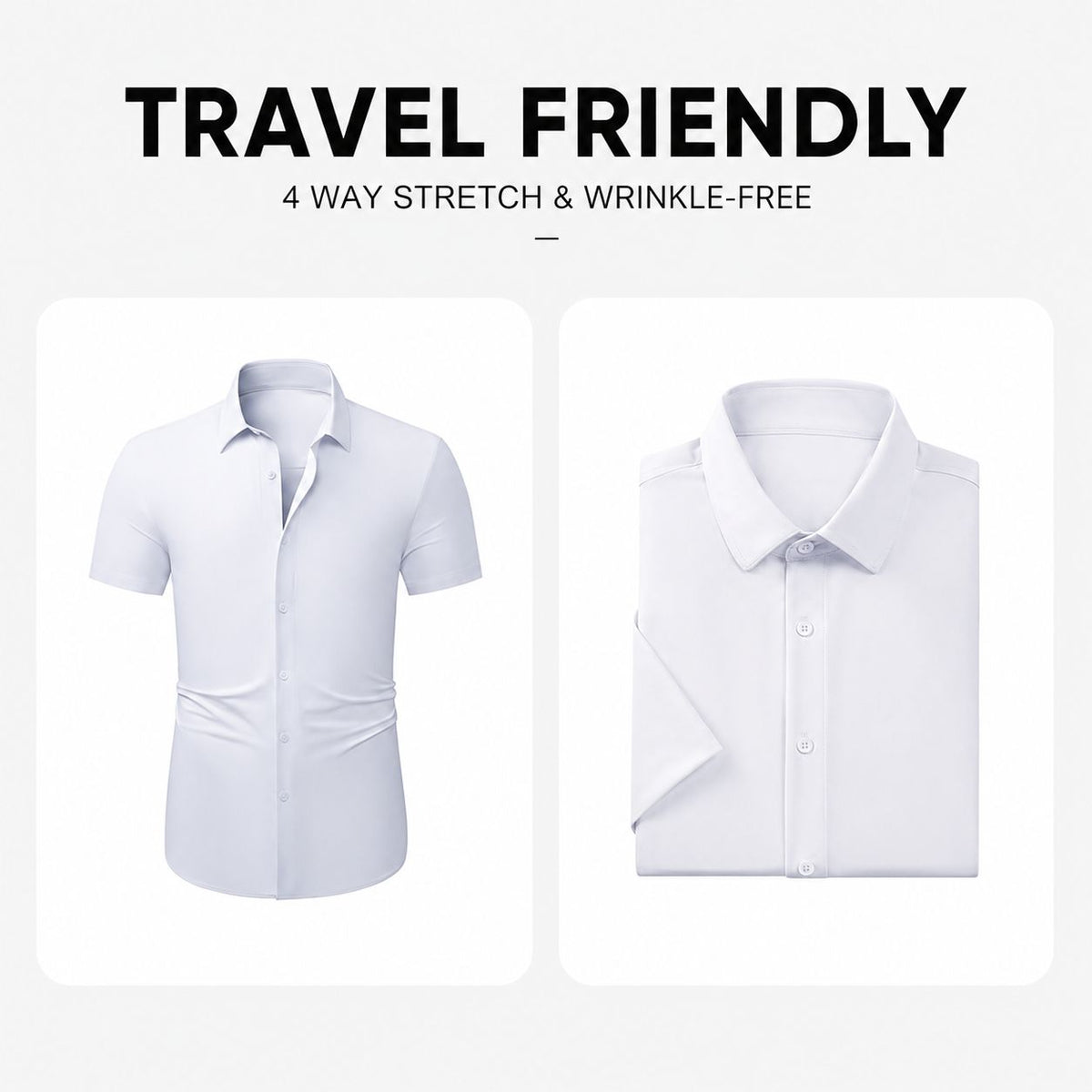 Men's Muscle Fit Shirts, 2-Pack