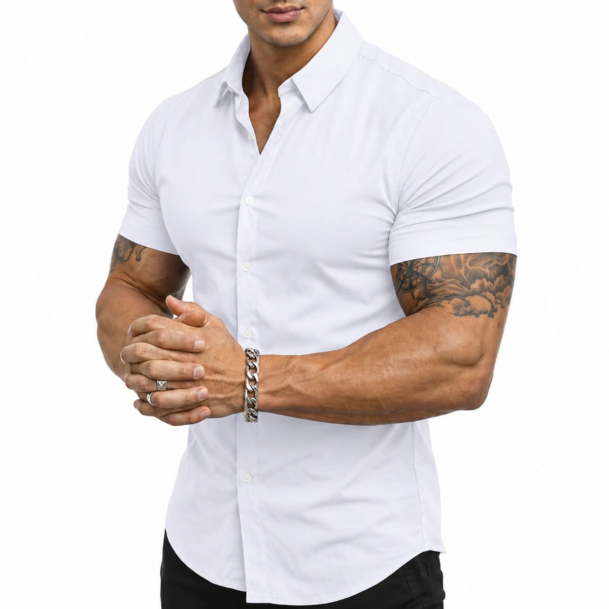 Men's Muscle Fit Shirts, 2-Pack