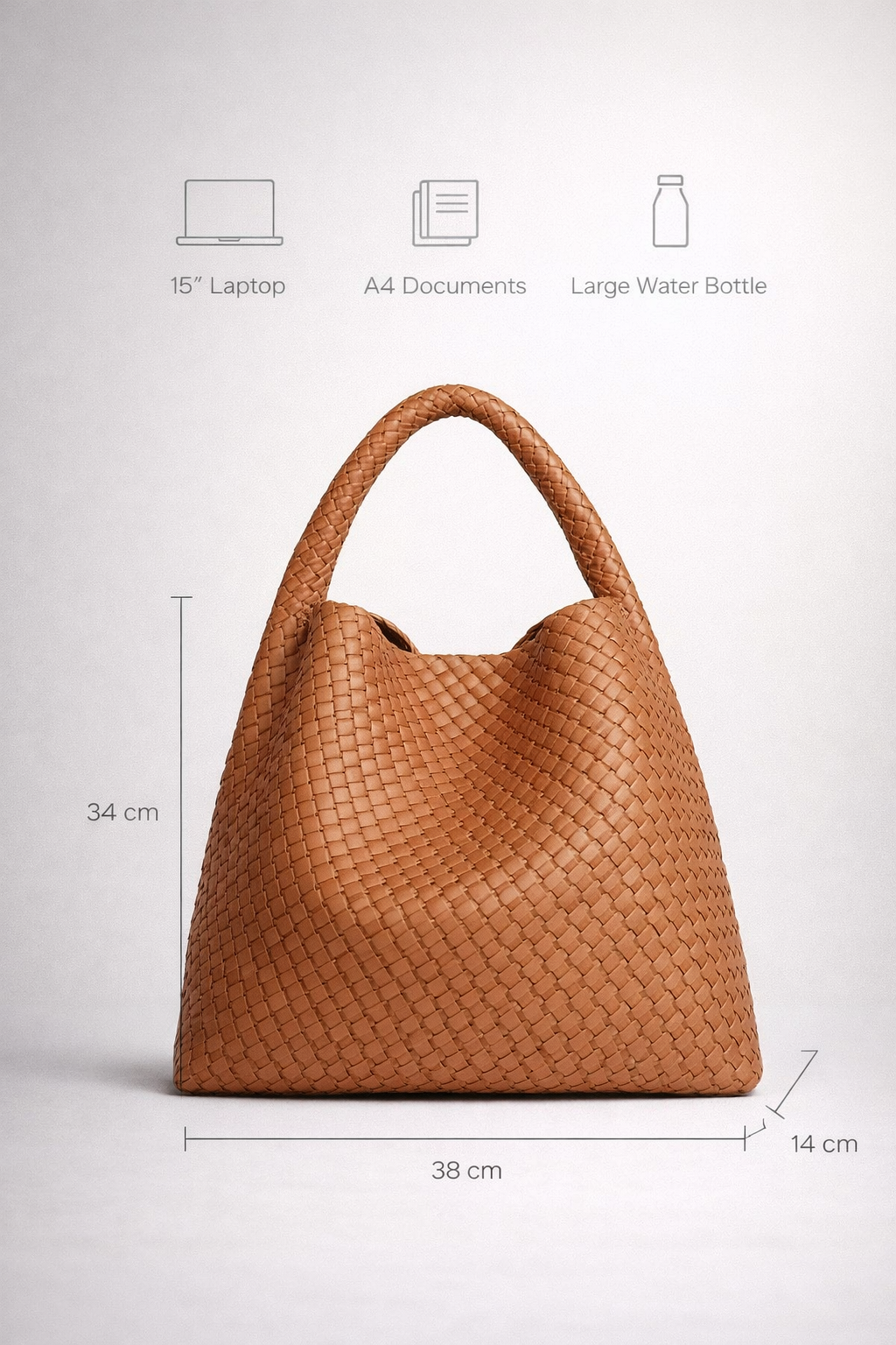 Women’s vegan leather work bag