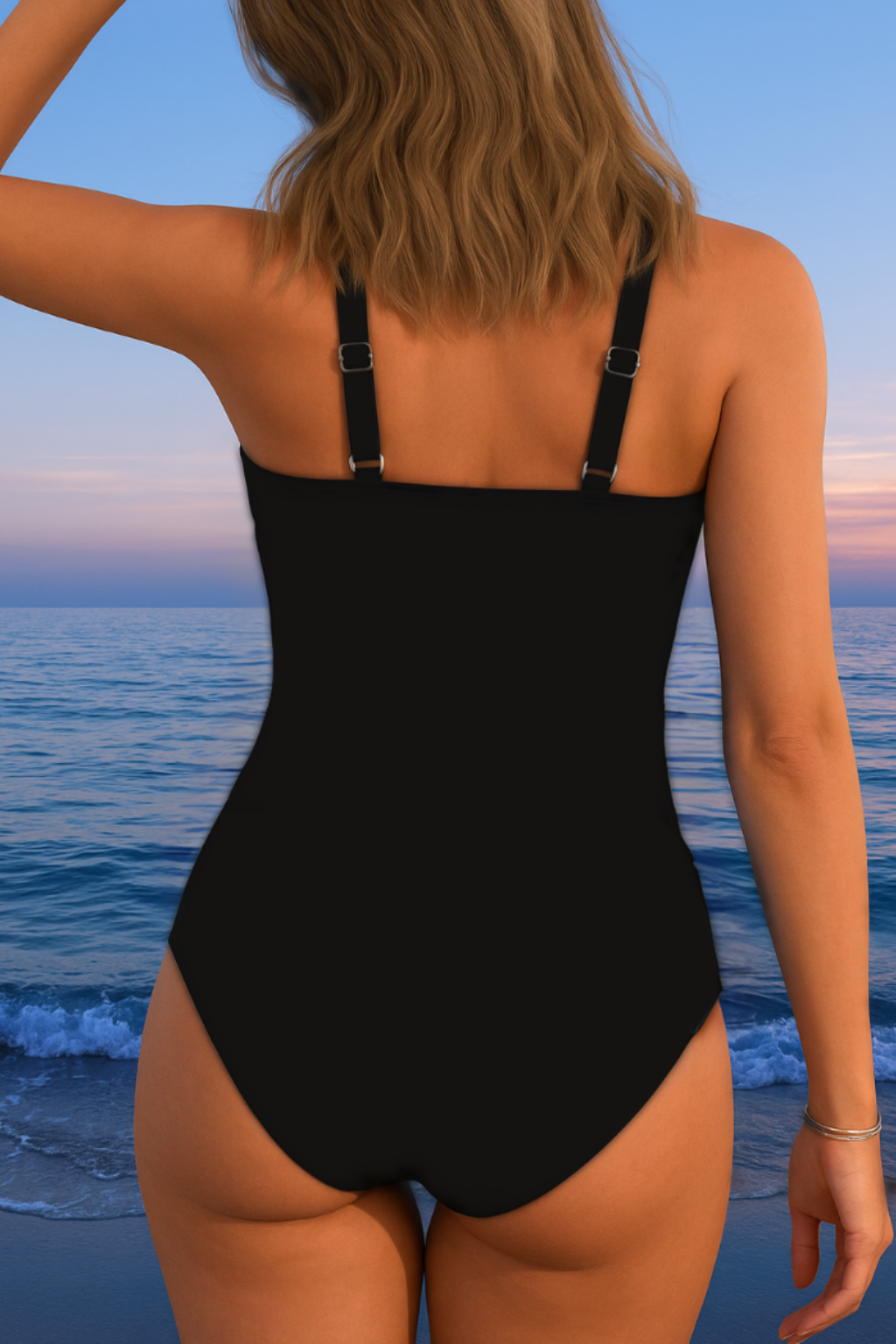 Women's Colourful Print One-Piece Swimsuit