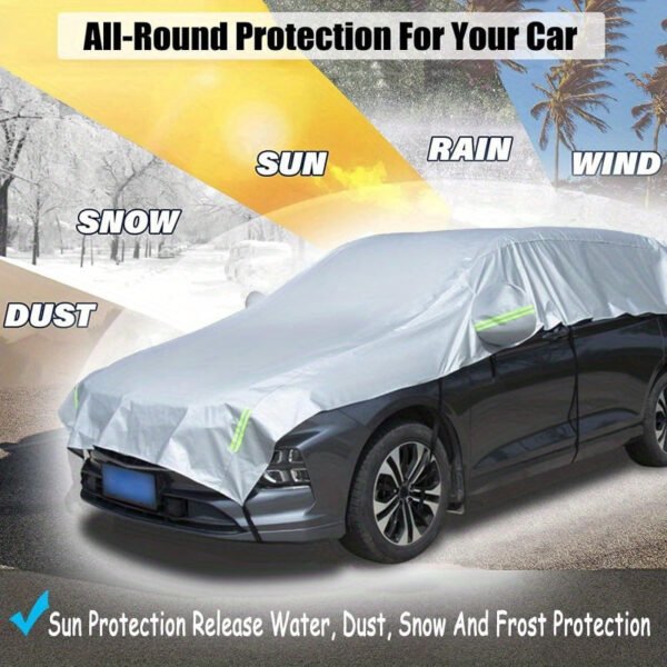 Half Car Body Cover for SUV & MPV