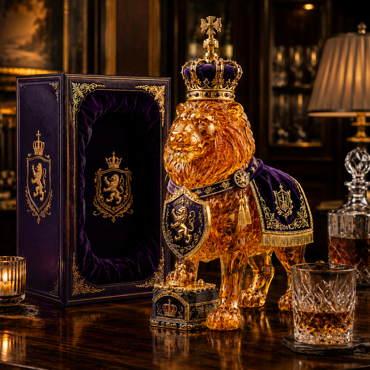 Royal Lion Whiskey Decanter