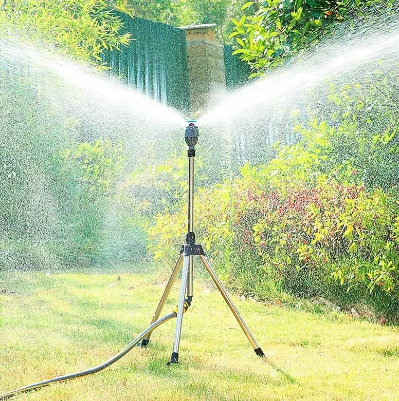 Adjustable Rotating Irrigation Sprayer with 360° Coverage