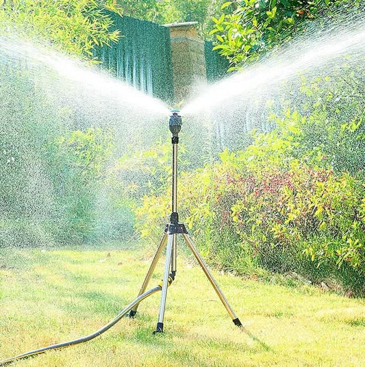 Adjustable Rotating Irrigation Sprayer with 360° Coverage