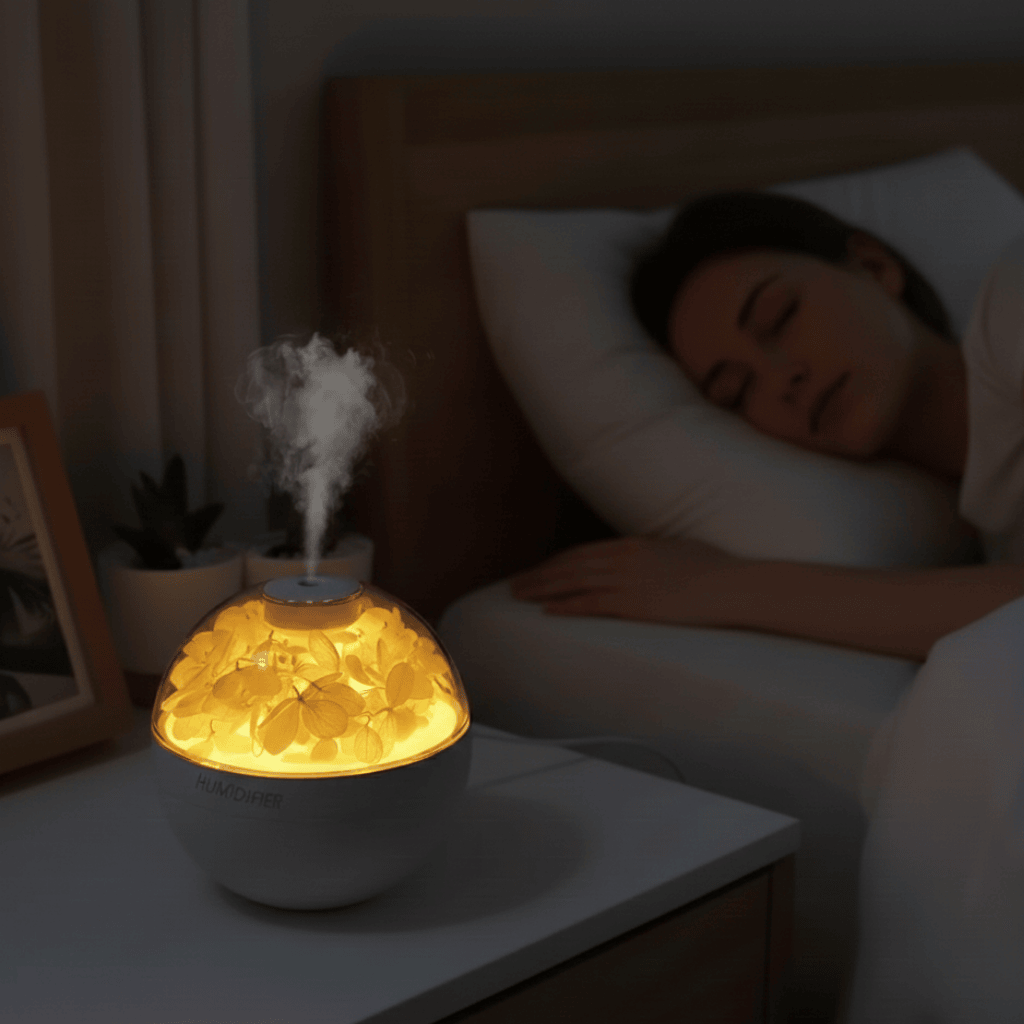 Mini Air Humidifier, Compact USB Humidifier for Home & Office