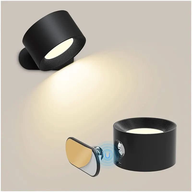 Wireless 360° Rotating LED Lamp for Flexible Lighting