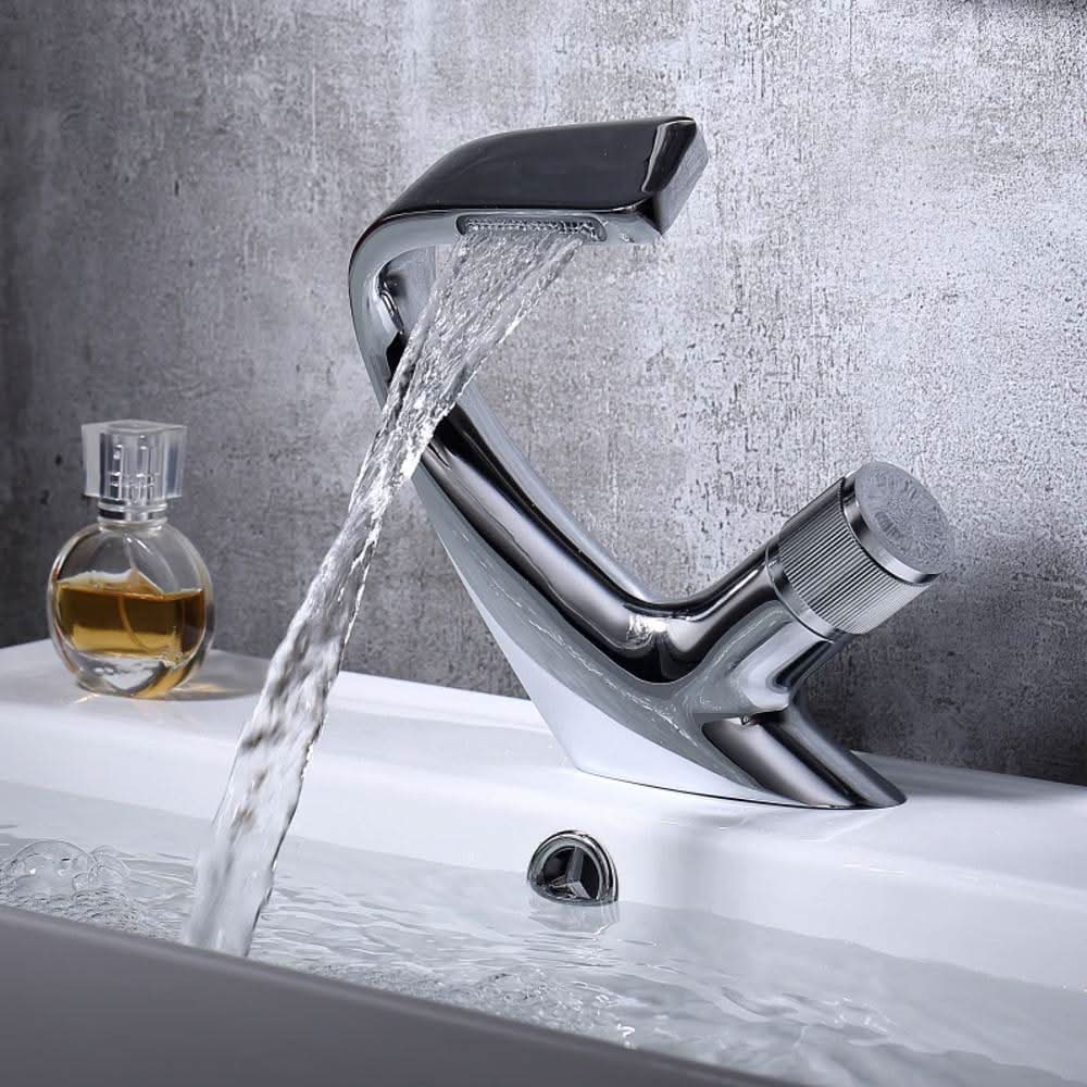 Luxury Waterfall Basin Mixer for Modern Bathrooms