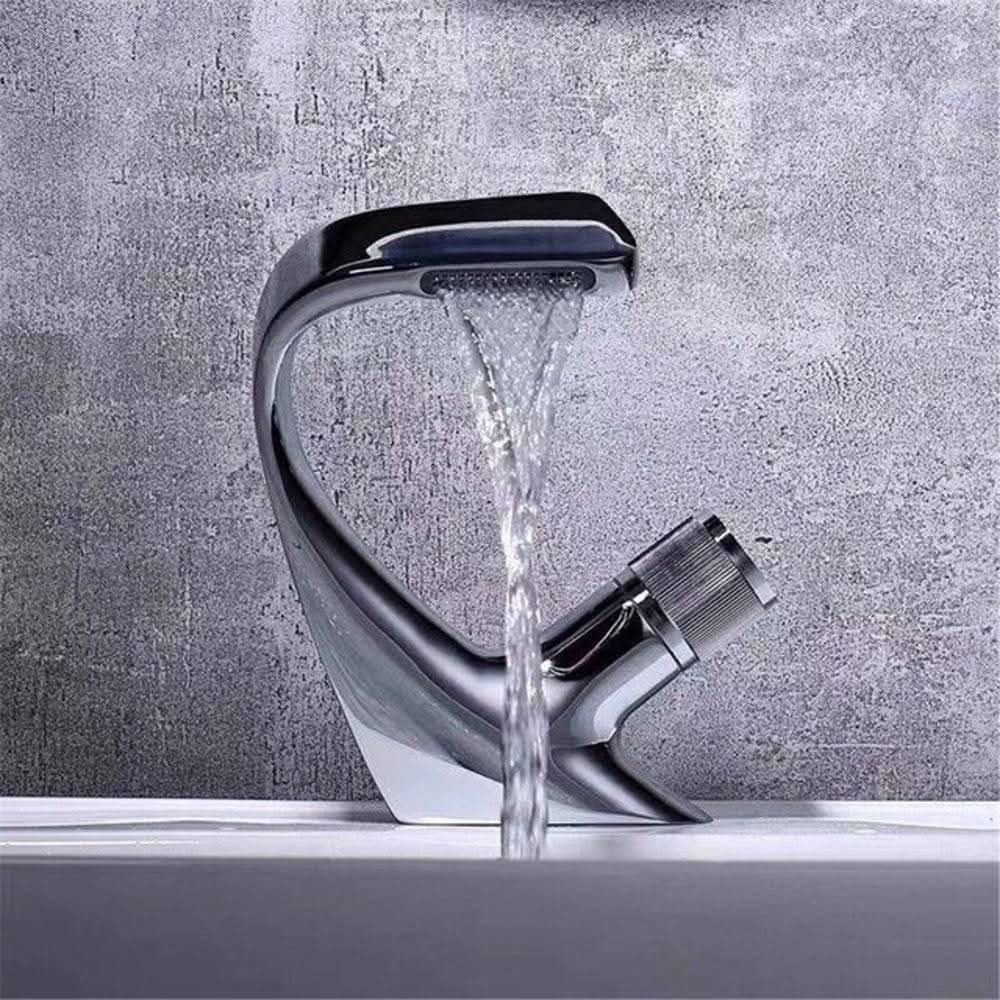 Luxury Waterfall Basin Mixer for Modern Bathrooms