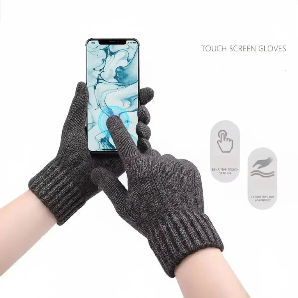 Winter Touch Screen Gloves with Thick Velvet Warmth