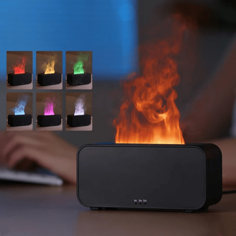 Compact Ultrasonic Aroma Diffuser with LED Color Change
