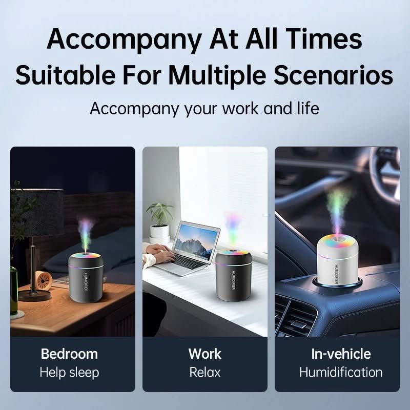 180ml USB Humidifier with LED Lighting