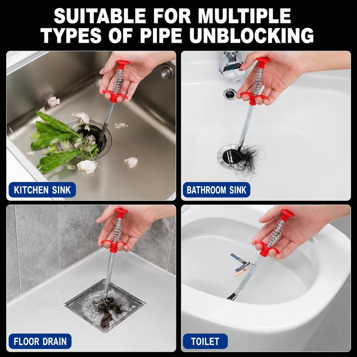 Professional Drain Clog Remover Tool