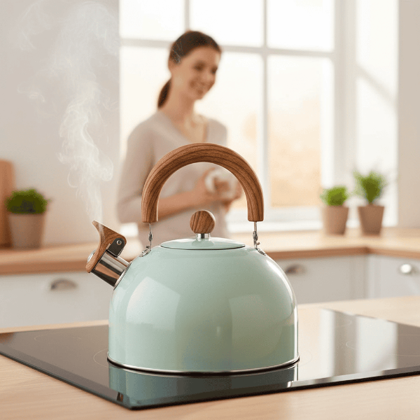 3L Whistling Stainless Kettle with Comfort Grip Handle