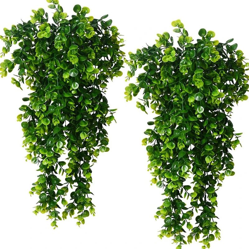 Faux Eucalyptus Hanging Greenery UV Resistant Home Decor
