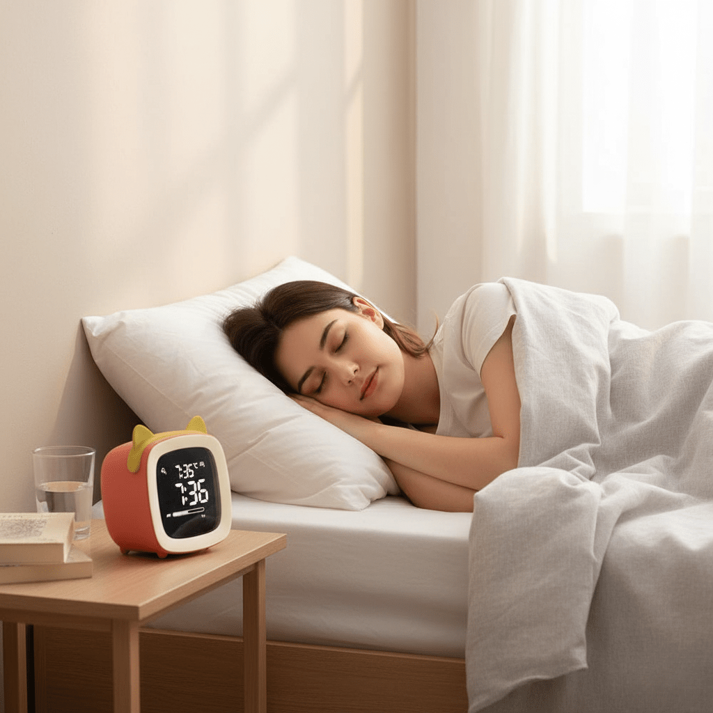 LED Alarm Clock – Night Light with Digital Display & Timer