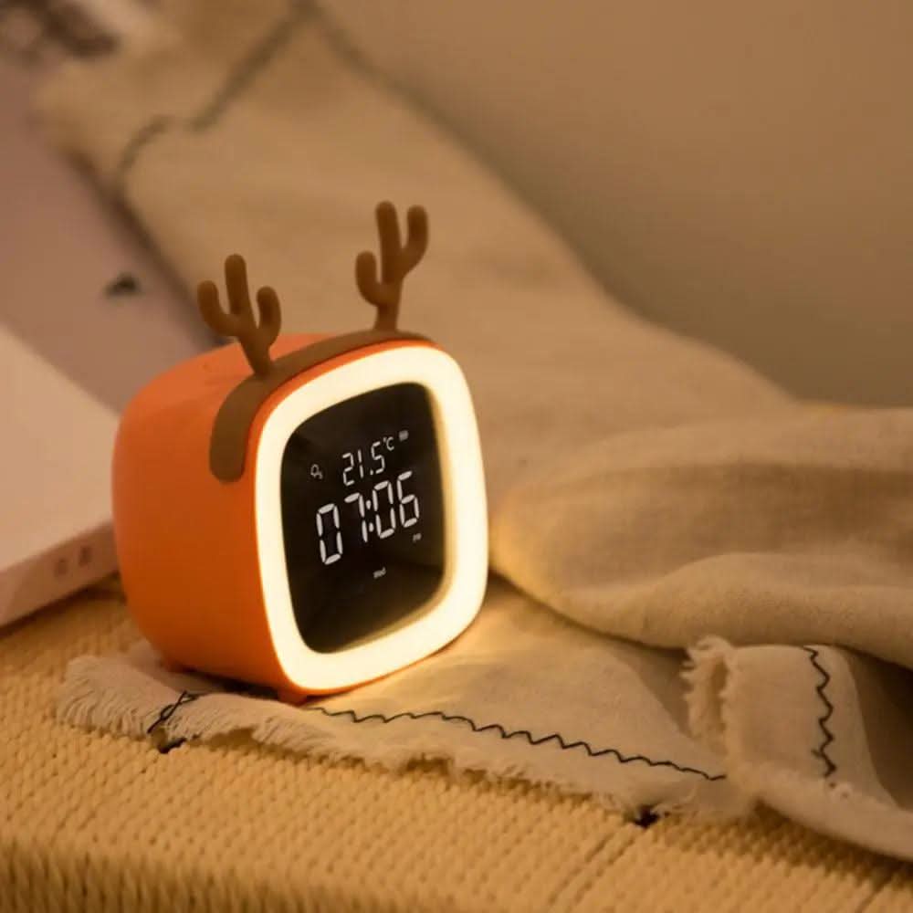 LED Alarm Clock – Night Light with Digital Display & Timer