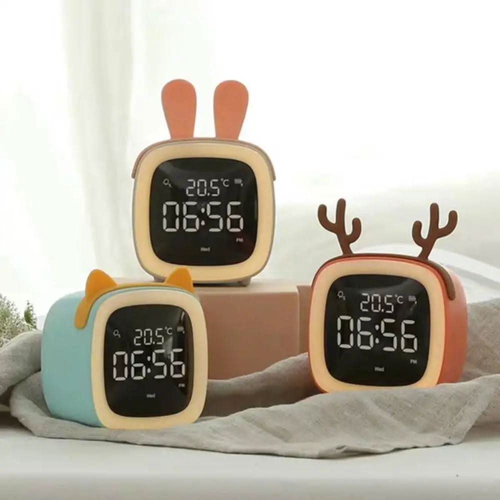 LED Alarm Clock – Night Light with Digital Display & Timer
