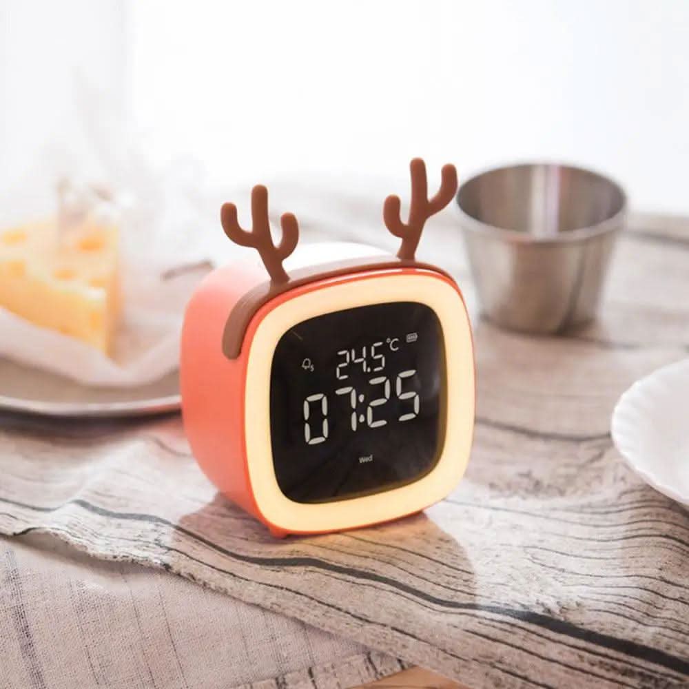 LED Alarm Clock – Night Light with Digital Display & Timer