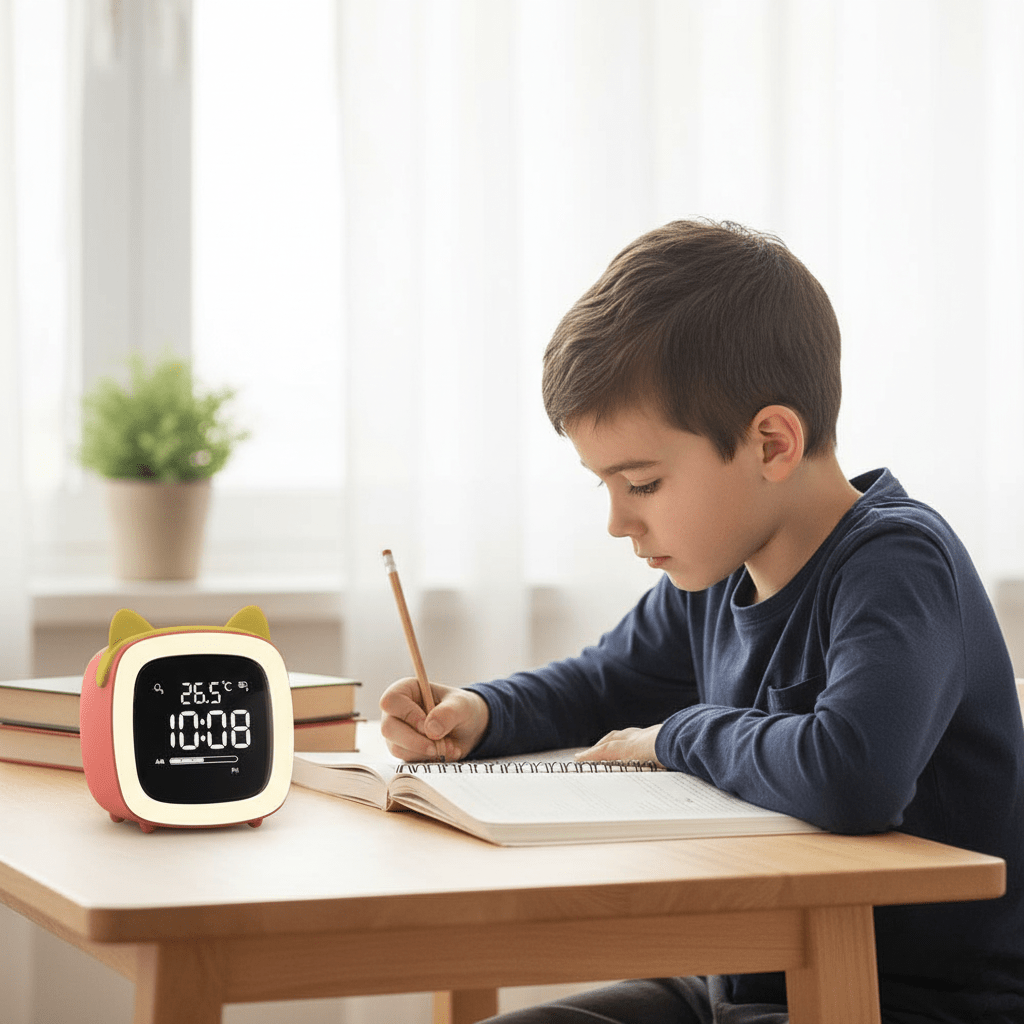 LED Alarm Clock – Night Light with Digital Display & Timer