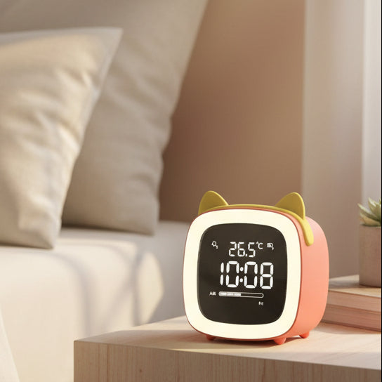 LED Alarm Clock – Night Light with Digital Display & Timer