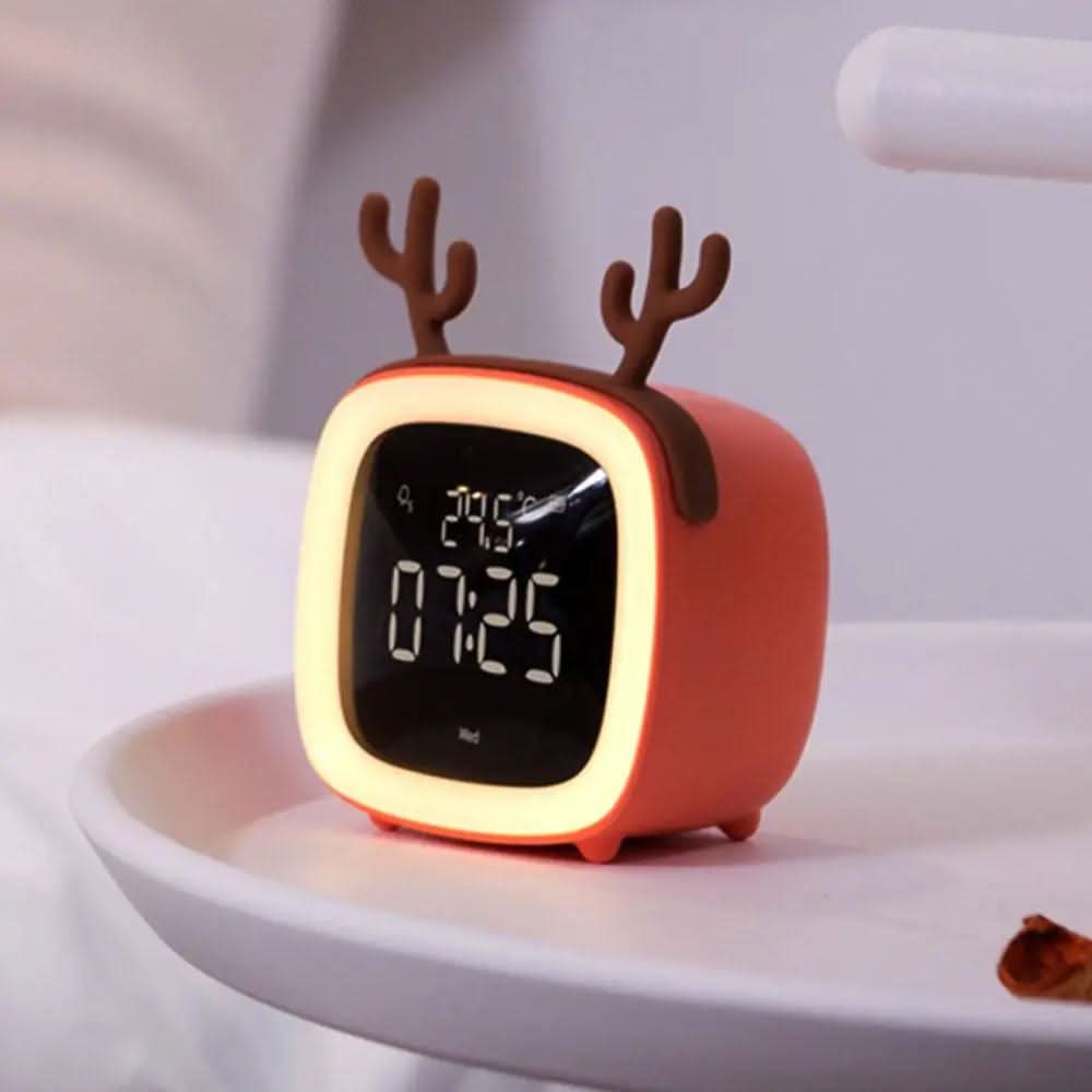 LED Alarm Clock – Night Light with Digital Display & Timer