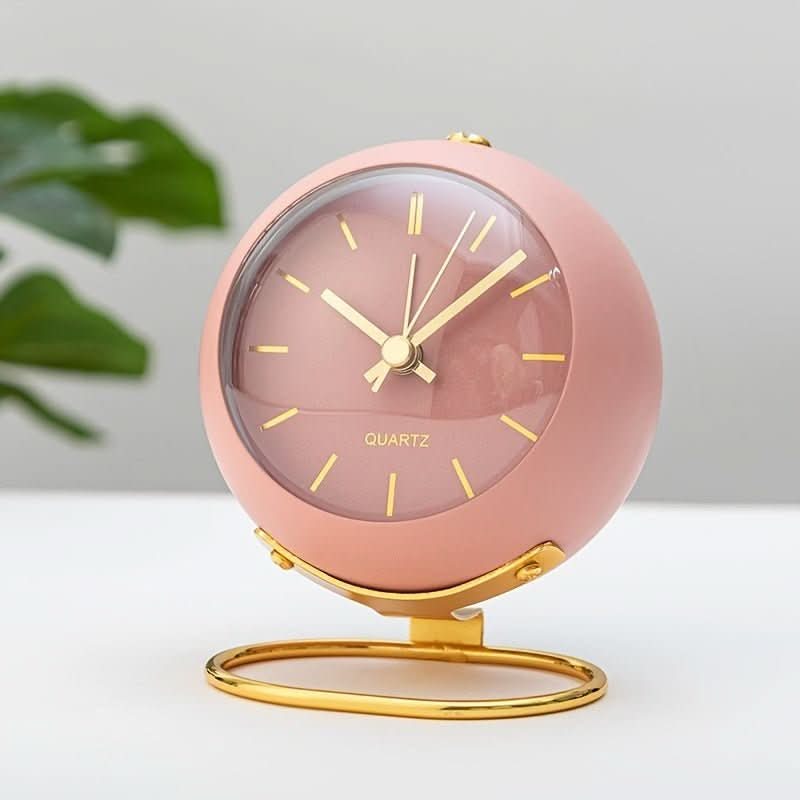 Retro Analog Alarm Clock with Silent Movement