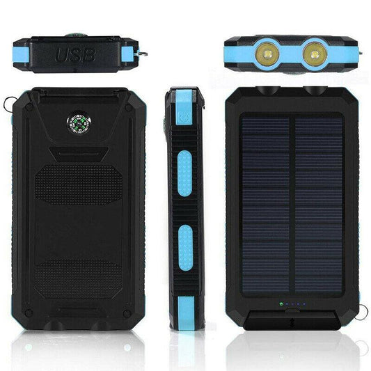 500000 MAH Solar Charger, Waterproof Power Bank, External