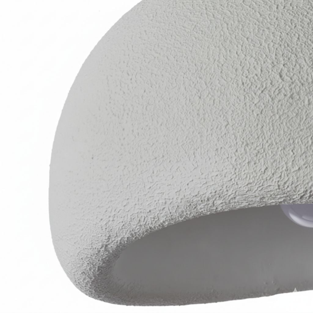 Minimalist Resin Ceiling Light for Serene Spaces