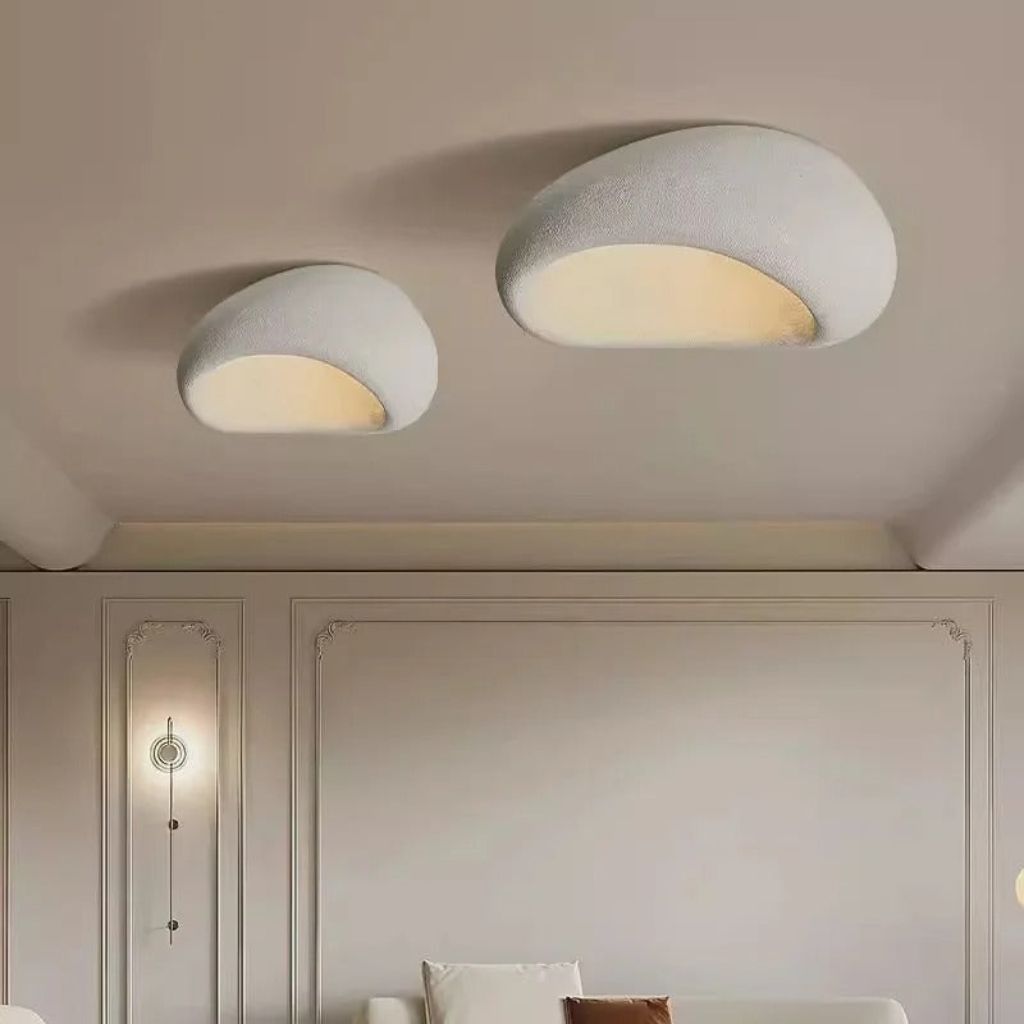 Minimalist Resin Ceiling Light for Serene Spaces