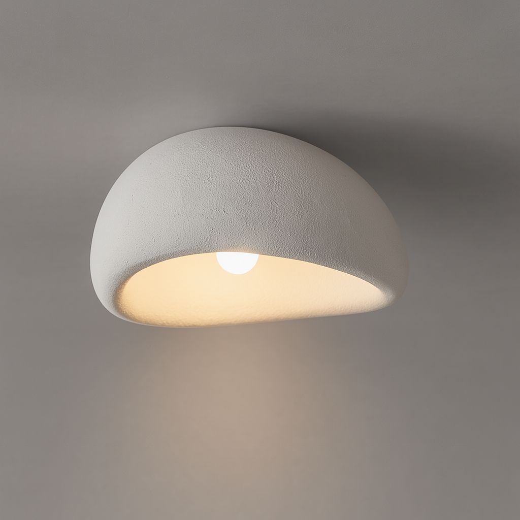Minimalist Resin Ceiling Light for Serene Spaces