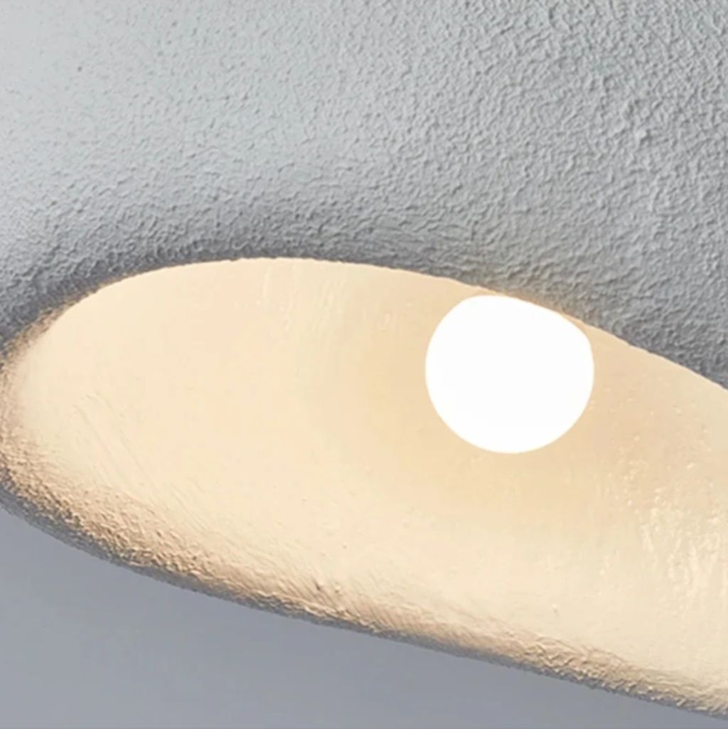 Minimalist Resin Ceiling Light for Serene Spaces