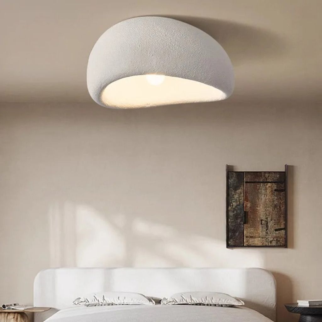 Minimalist Resin Ceiling Light for Serene Spaces