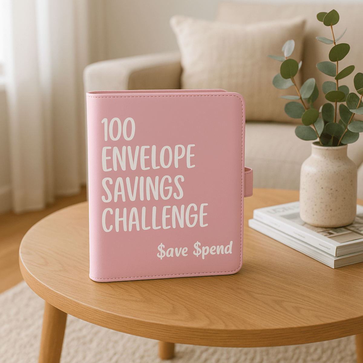 100 Envelope Challenge Budget Binder for Family Savings