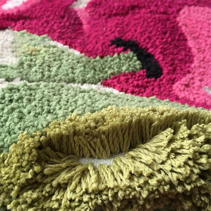Soft Non-Slip Cherry Bath Mat with High Absorbency