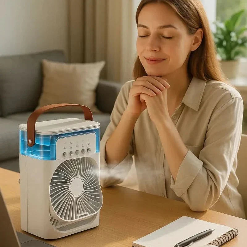 Desktop Evaporative Mini Cooler for Personal Spot Relief