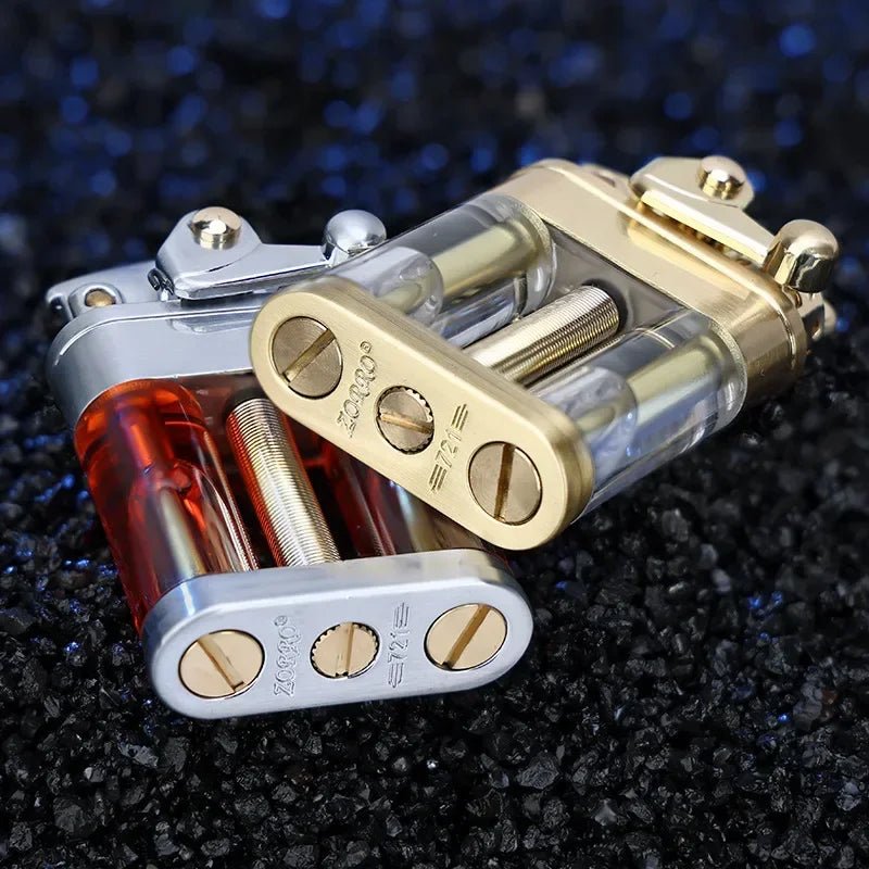 Multi-Fuel Kerosene Lighter Transparent Design for Outdoor Adventures
