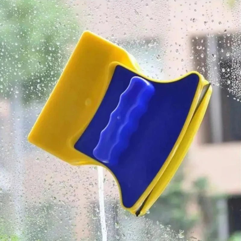 Magnetic Double-Sided Glass Cleaner with 1.2M Safety Rope