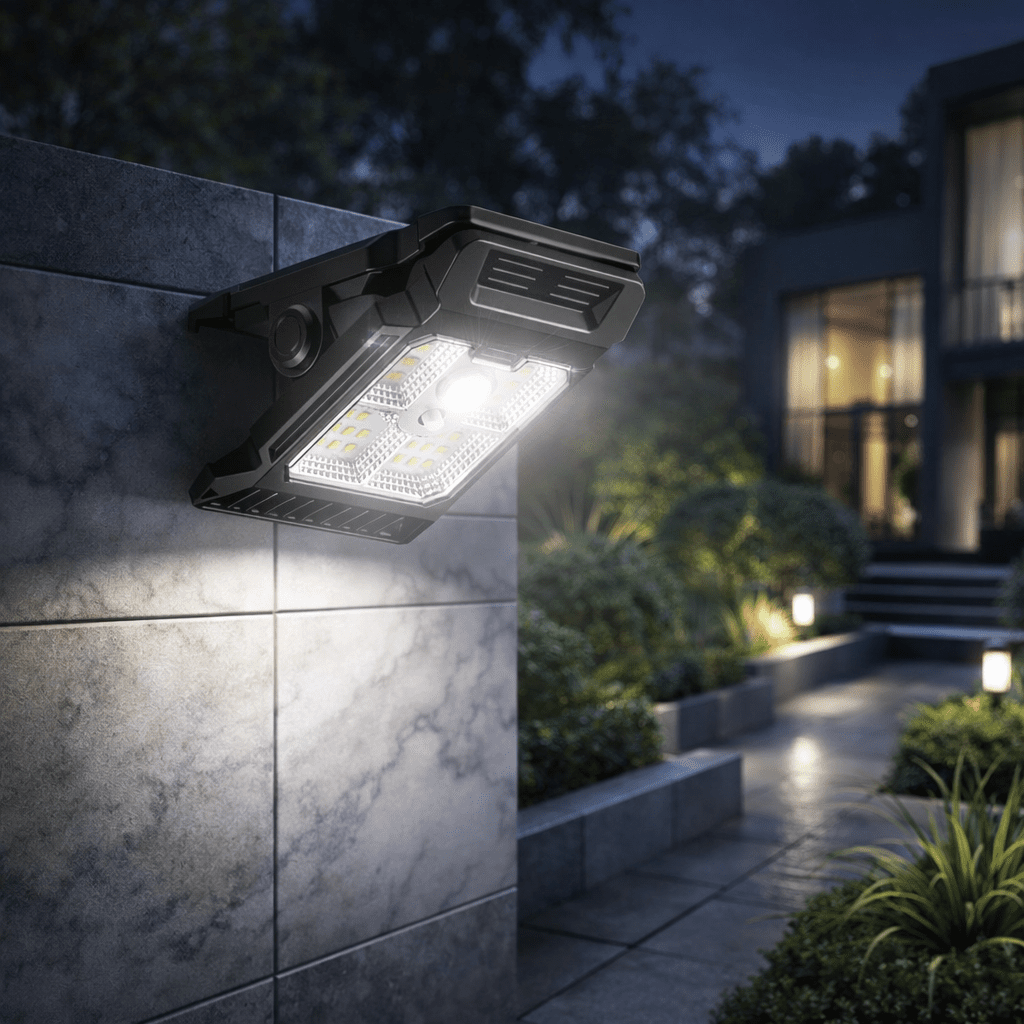Smart Solar Clip Light for Outdoor Use