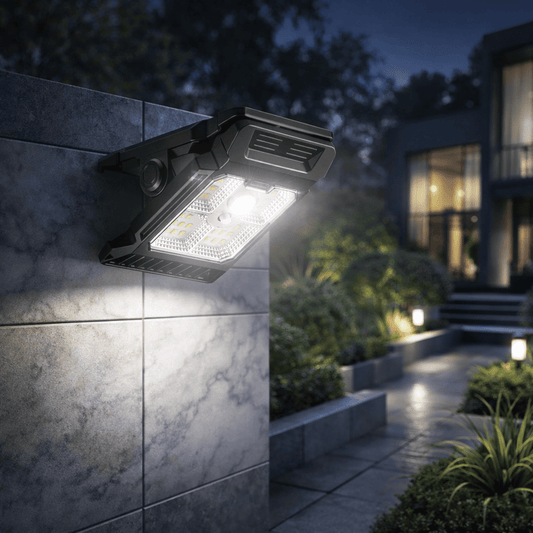 Smart Solar Clip Light for Outdoor Use